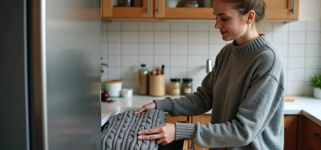 Pourquoi mettre un pull en laine au congélateur : astuces et bienfaits insoupçonnés